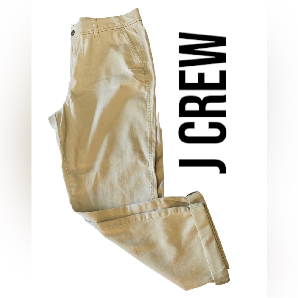 Sz 10 J.Crew Khaki Ankle Pants
